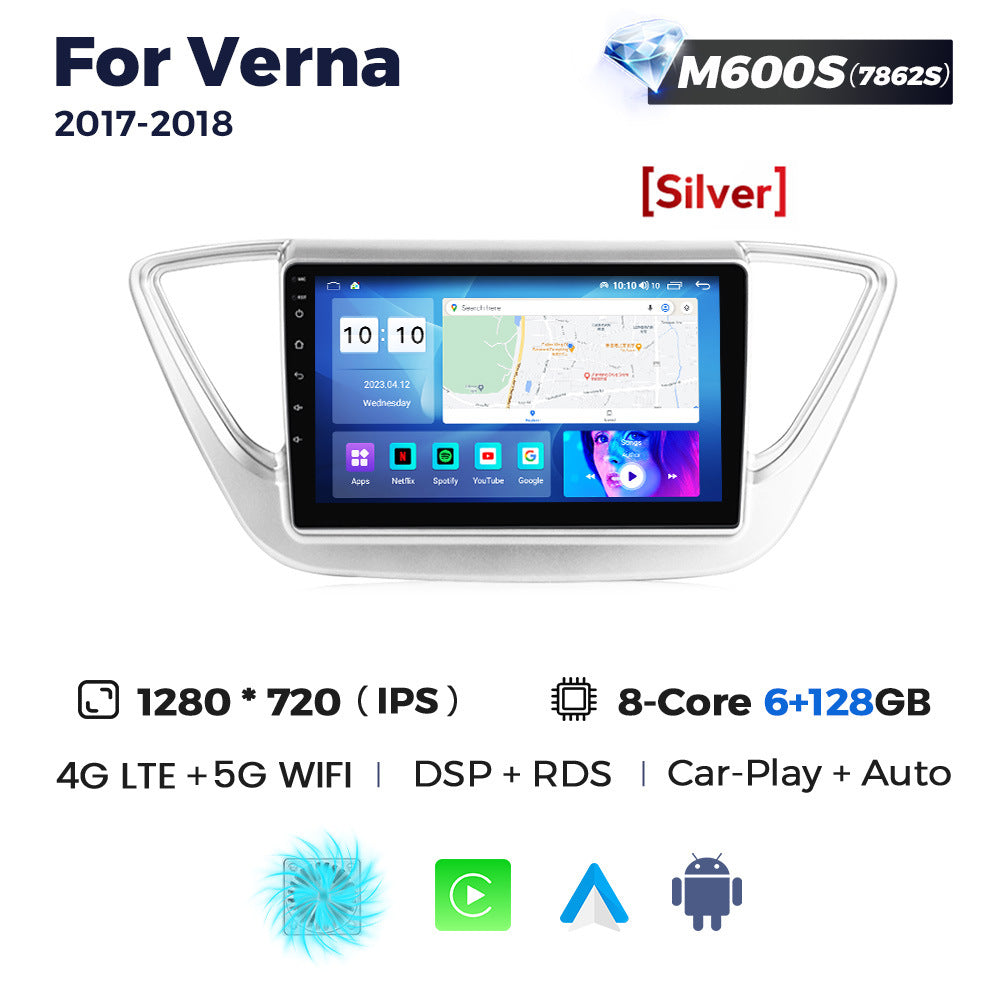 Suitable for hyundai verna accent 2017-2018 android car navigation