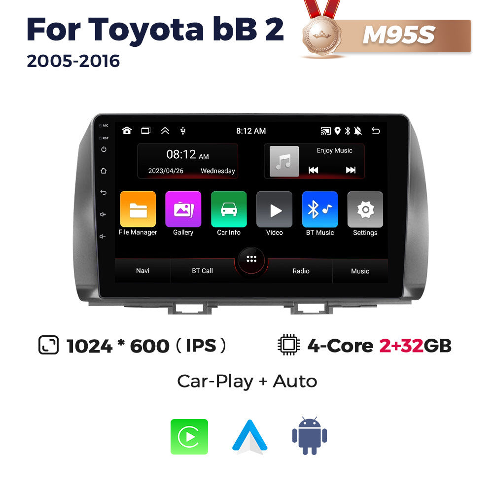 Suitable for toyota bb 2 qnc20 2005-2016 toyota bb-2 car large screen android navigator