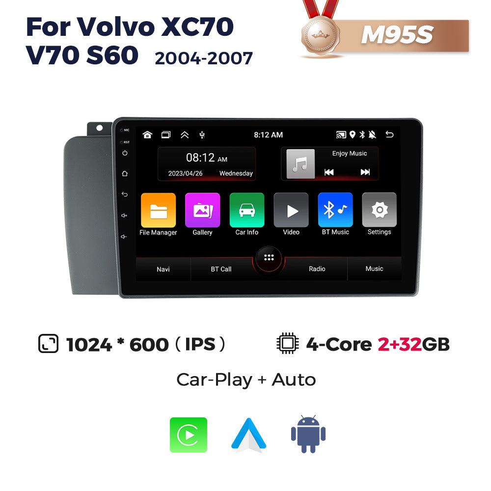 Suitable for volvo xc70/v70/s60 2004-2007 android large screen car navigation cross-border supply