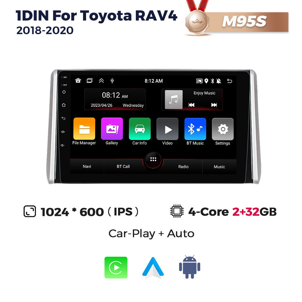 Suitable for 1din toyota rav4 2018-2020 toyota rav4 android car smart central control navigator