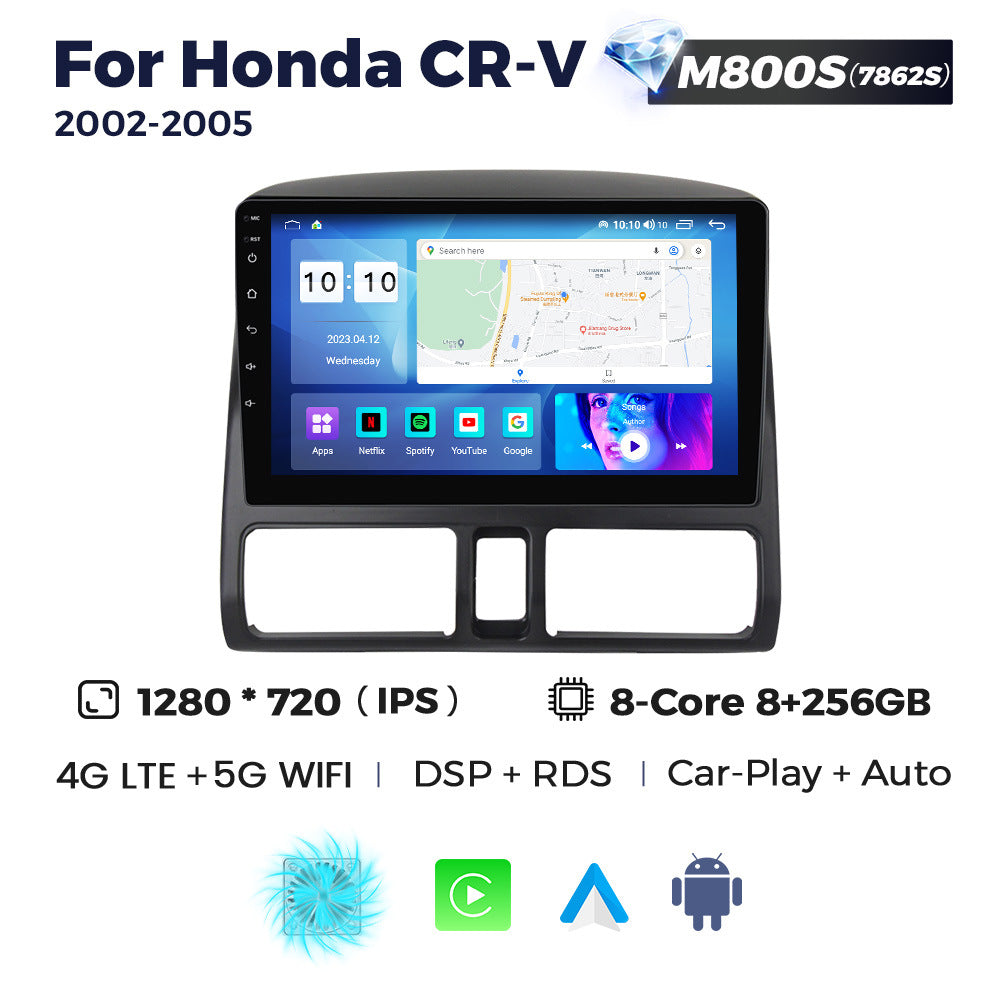 Suitable for 02-05 honda crv honda crv car large screen android navigator wireless carplay