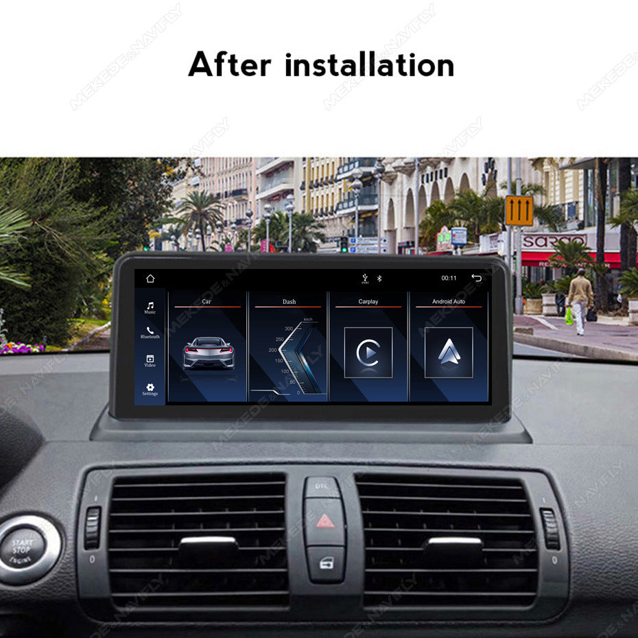 Suitable for bmw 1 series e87 2004-12 linux system restoration central control large screen carplay