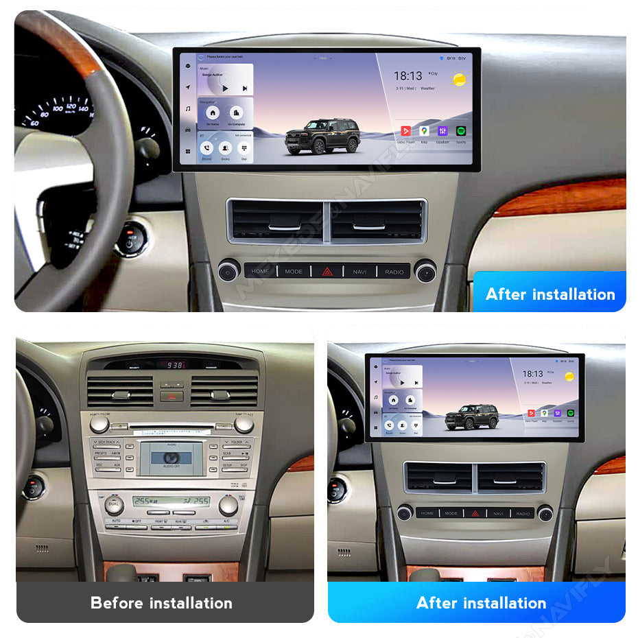 Suitable for toyota camry 2006-2011 toyota classic camry 12.3inch android vertical screen navigation