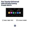 Suitable for 7inch toyota neutral machine ultra-thin 8227toyota corolla toyota cross-border exclusive android navigator