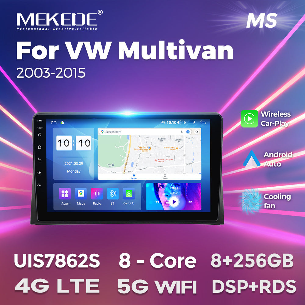 Suitable for vw multivan t5 2003-2015 volkswagen metroway android large screen car navigation