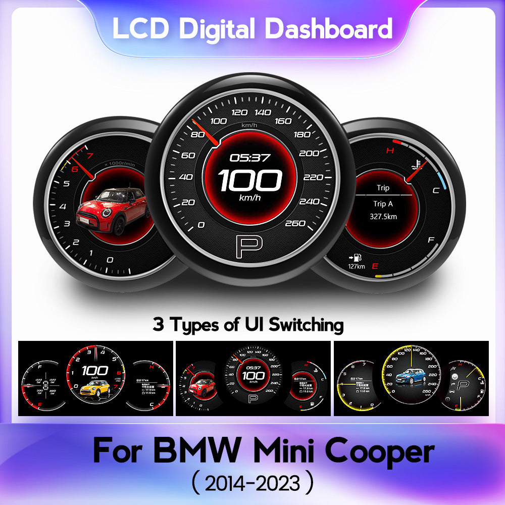 Suitable for bmw mini 2014-2023 bmw mini car restoration lcd screen instrument display