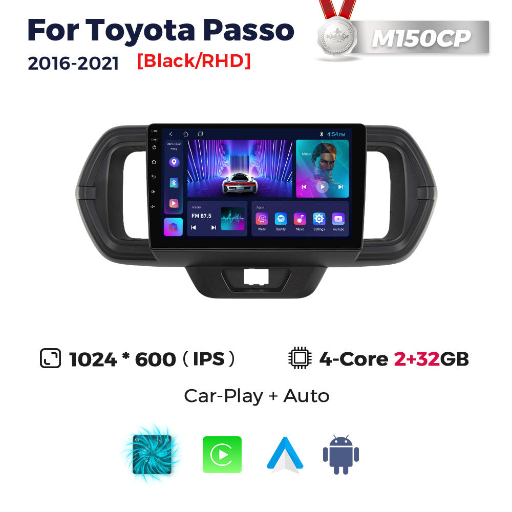 Applicable to Toyota Passo 2016-2021 Android large screen central control navigation Bluetooth Carplay