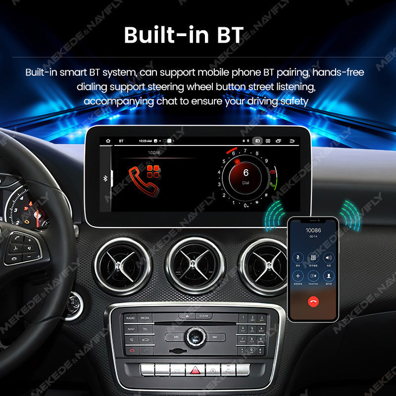 Suitable for Mercedes-Benz A/CLA/GLA class W176 Android large screen central control navigation car radio Carplay