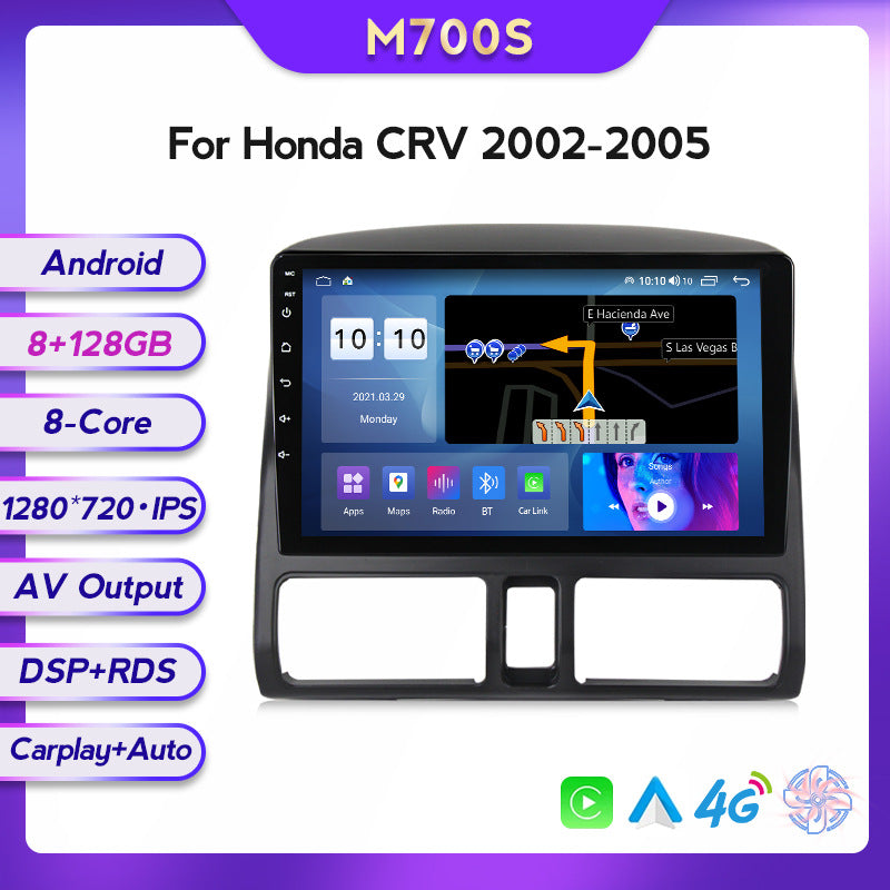 Suitable for 02-05 honda crv honda crv car large screen android navigator wireless carplay
