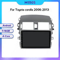 Suitable for Toyota Corolla 06-13 Android large screen central control car navigation screen 8 + 128