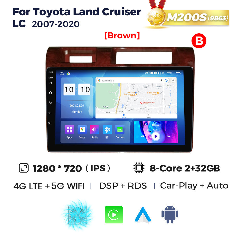 Suitable for toyota pickup truck toyota land cruiser lc70 79 series android navigator
