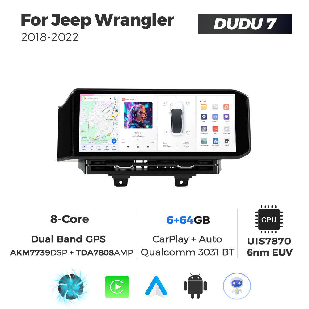 Suitable for jeep wrangler old to new upgrade 18-23 jeep wrangler dudu7