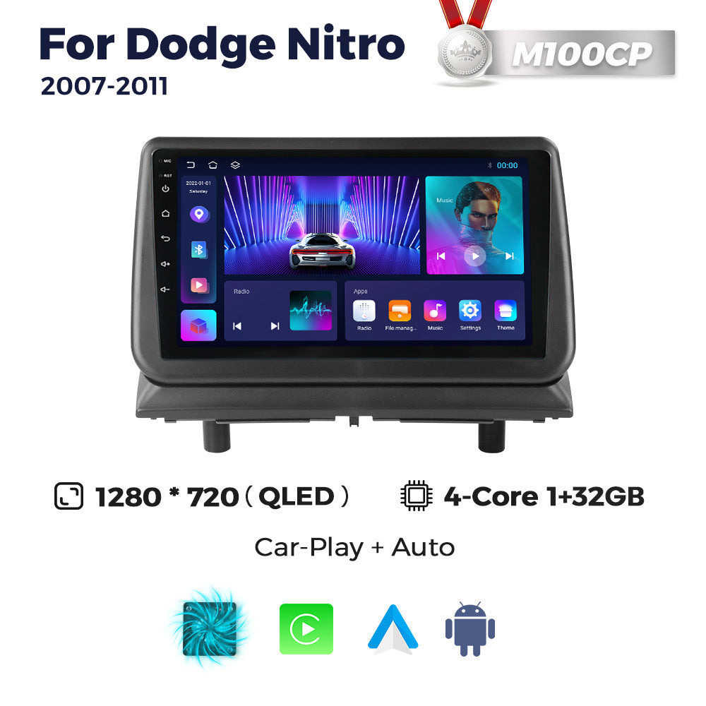 Suitable for dodge nitro 2007-2011 dodge pterodactyl top model large screen android car navigation device
