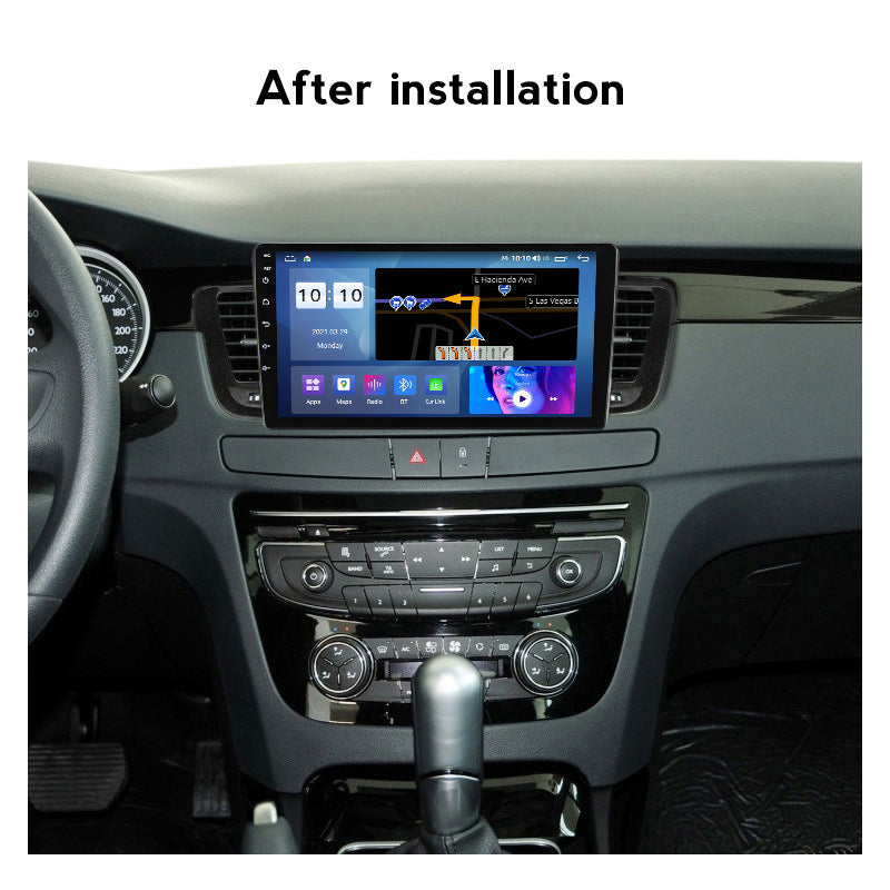 Suitable for peugeot 508, large screen android car navigation, rear view wireless carplay