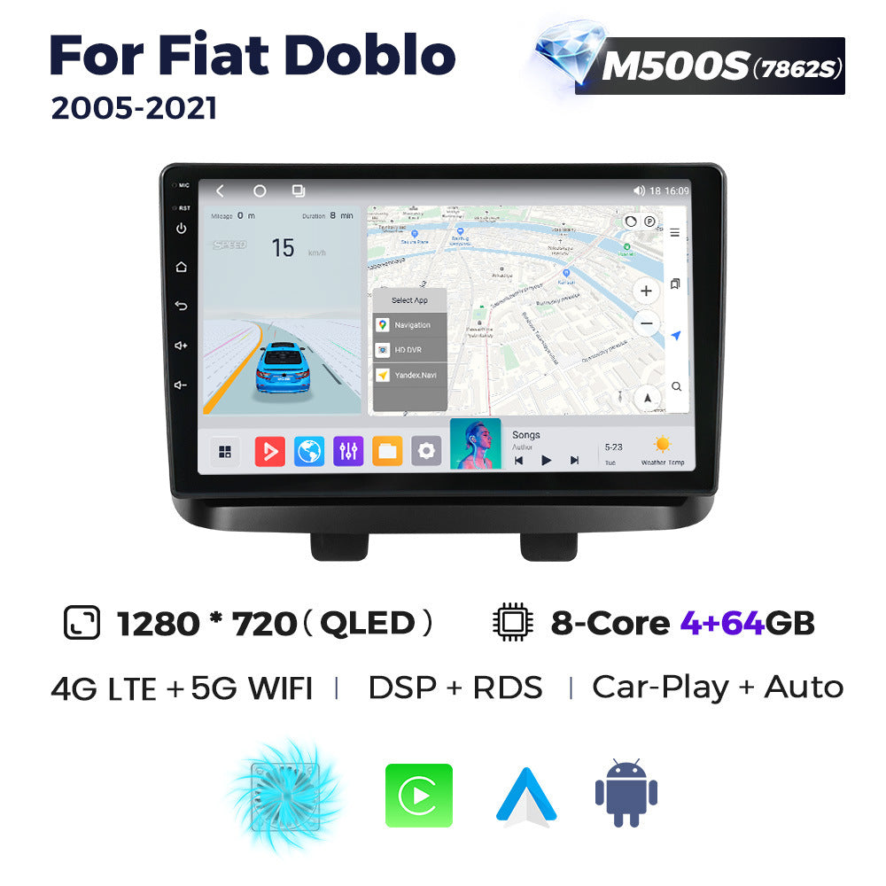 Suitable for fiat doblo 2005-2021 fiat doblo central control large screen car navigation android car machine