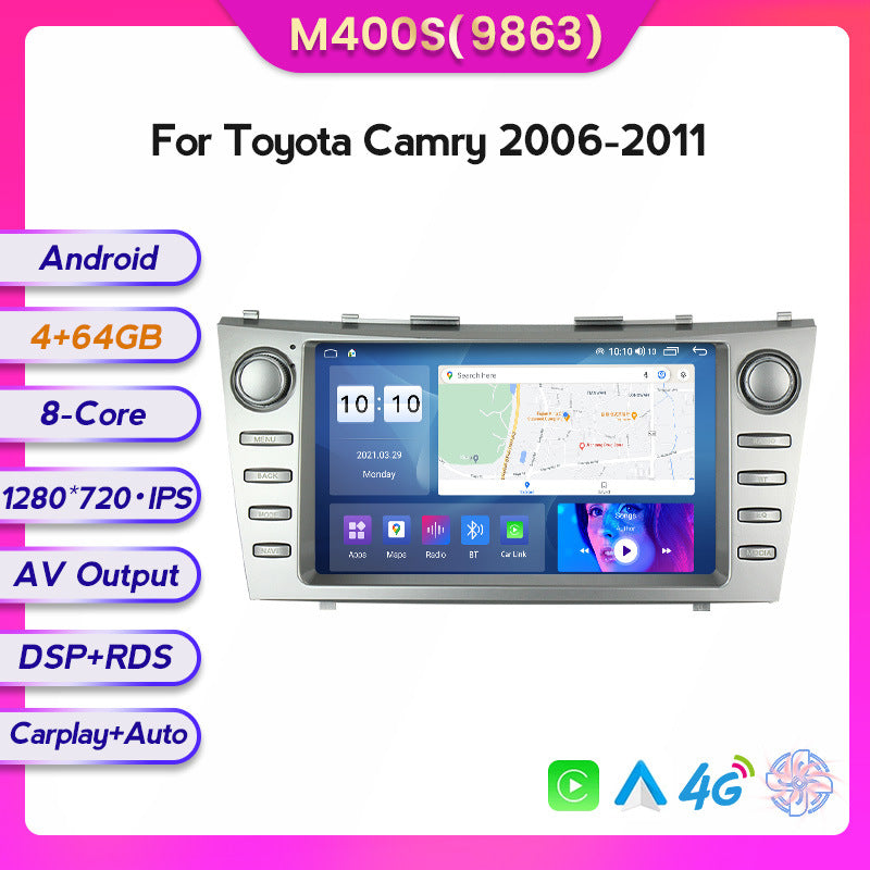 Suitable for 06-11 toyota camry car large screen android navigator carplay
