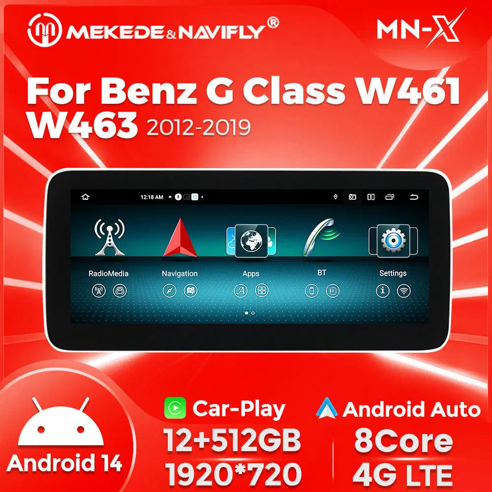 Suitable for Mercedes-Benz G-Class 461/463 G500 G63 Android large screen central control navigation car radio Carplay