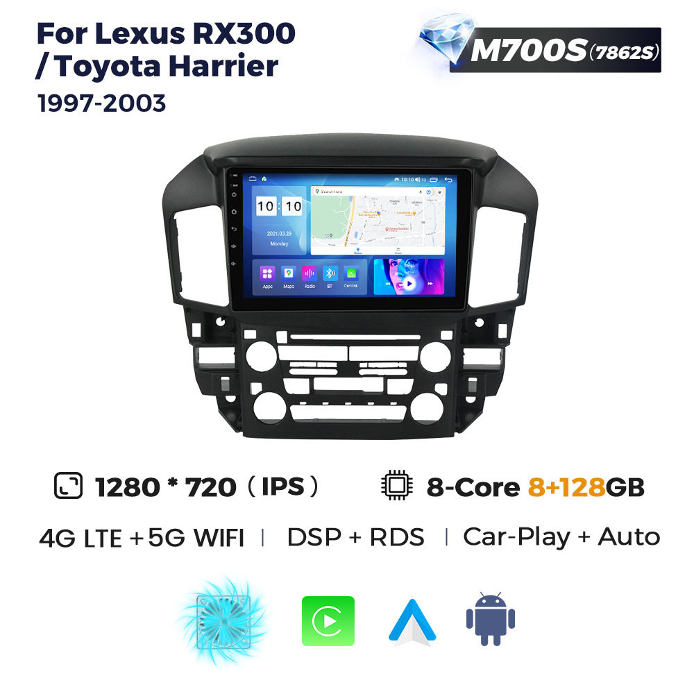 Suitable for lexus rx300 toyota harrier 1997-2003 smart car android navigator
