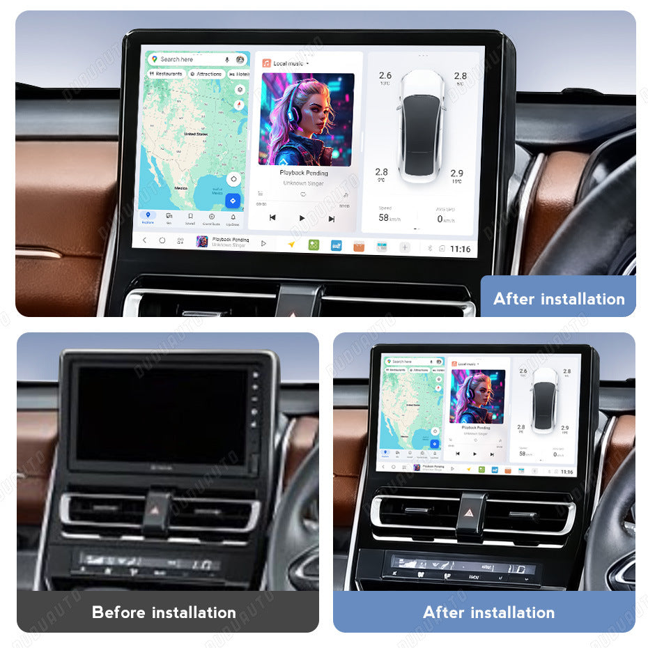 Suitable for 11.5" toyota innova 2 15-23 toyota innova dudu7 private model android car machine