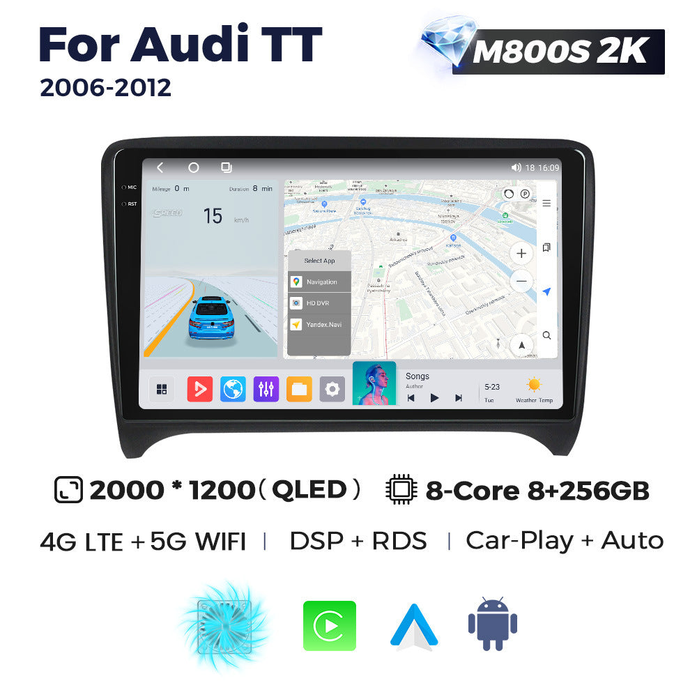Suitable for audi tt 2008-2014 audi tt/rs restoration smart android large screen car navigator