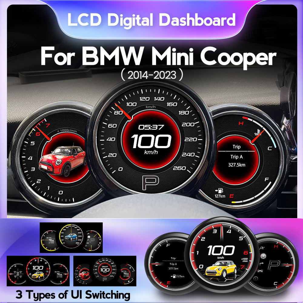 Suitable for bmw mini 2014-2023 bmw mini car restoration lcd screen instrument display