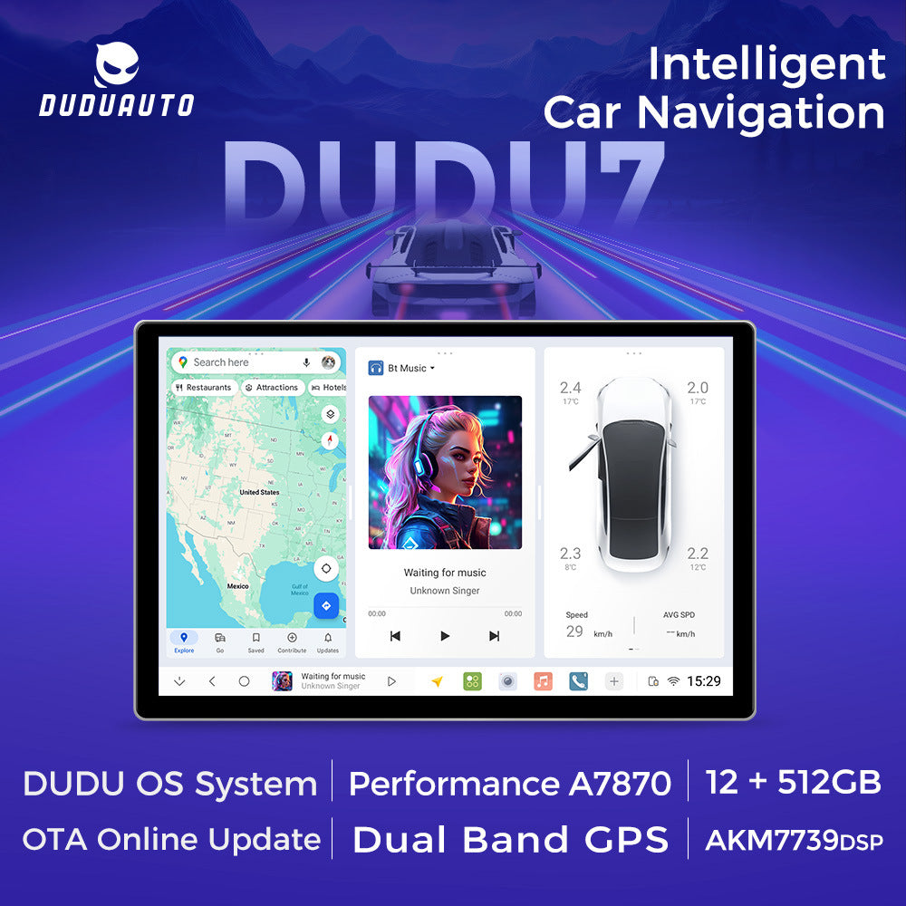Suitable for 13inch duduauto series dudu7 dudu liangshan overseas version intelligent interactive android navigator