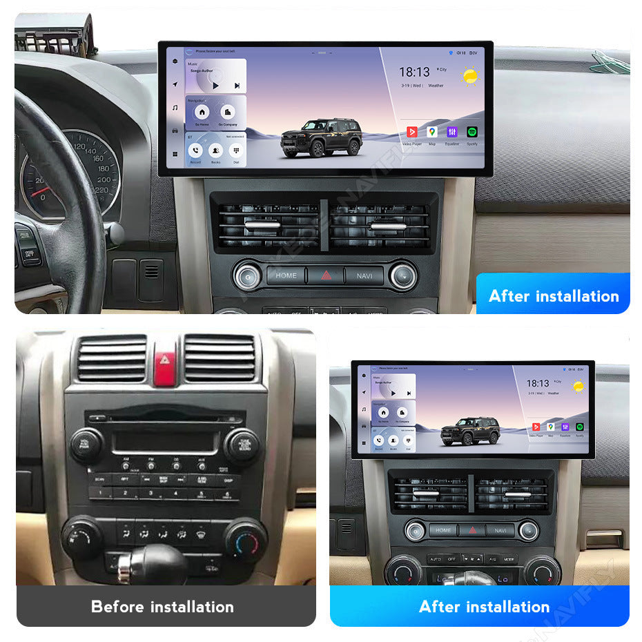 Suitable for honda crv 2007-2011 honda crv cr-v 12.3inch android vertical screen navigator