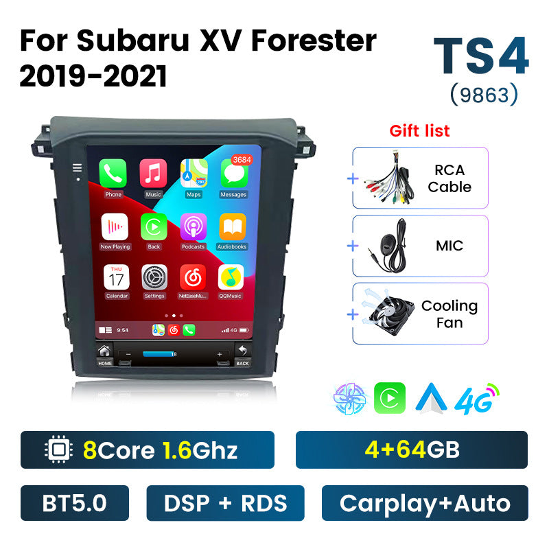 Suitable for subaru forester xv, subaru xv smart central control vertical screen android car navigation