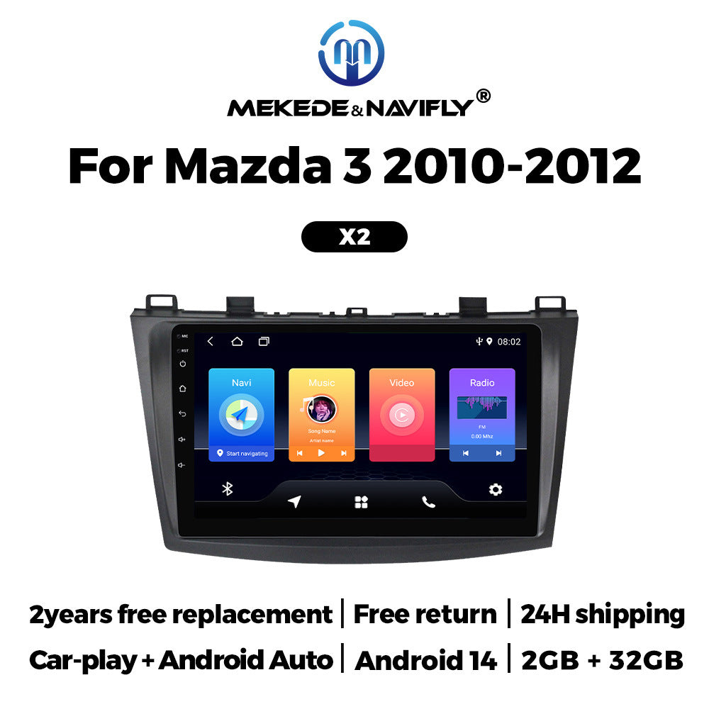 For Mazda 3 2010-2012 Android Car GPS Navigation MP5 Bluetooth Player Carplay