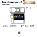 Suitable for hummer h2 2007-2009 hummer h2 smart android large screen car navigation
