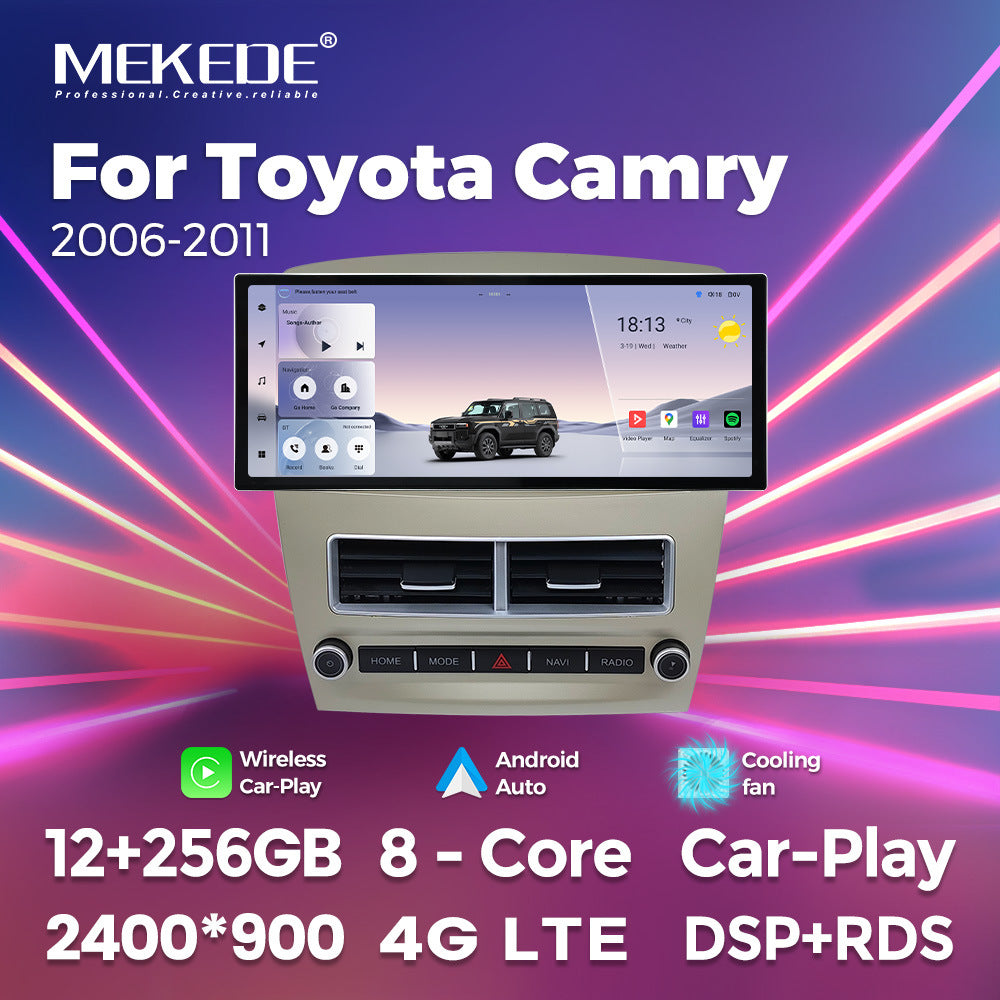 Suitable for toyota camry 2006-2011 toyota classic camry 12.3inch android vertical screen navigation