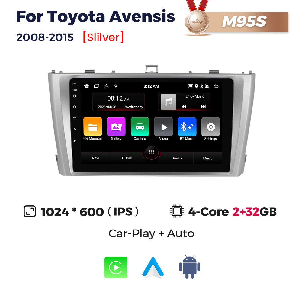 Applicable to Toyota Avensis 2008-2015 Android large screen central control navigation 8 + 256G