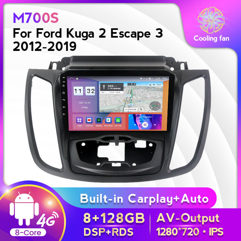Suitable for 2012-2019 ford kuga (escape) high-end models: in-car android navigation center console with wireless carplay