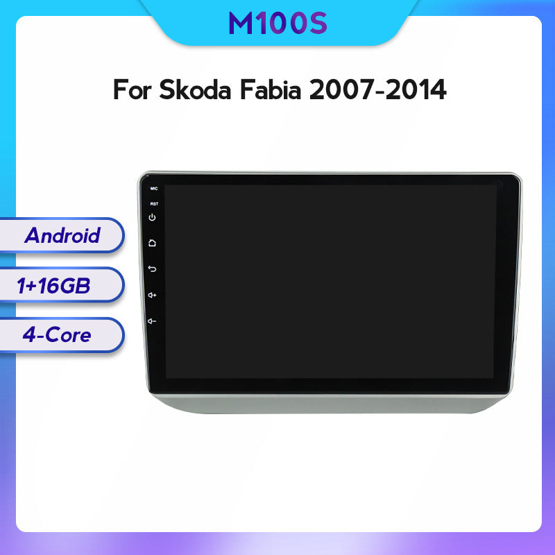 Compatible with Skoda Fabia 07-14 models with an 8+128GB central navigation screen for Android large screen