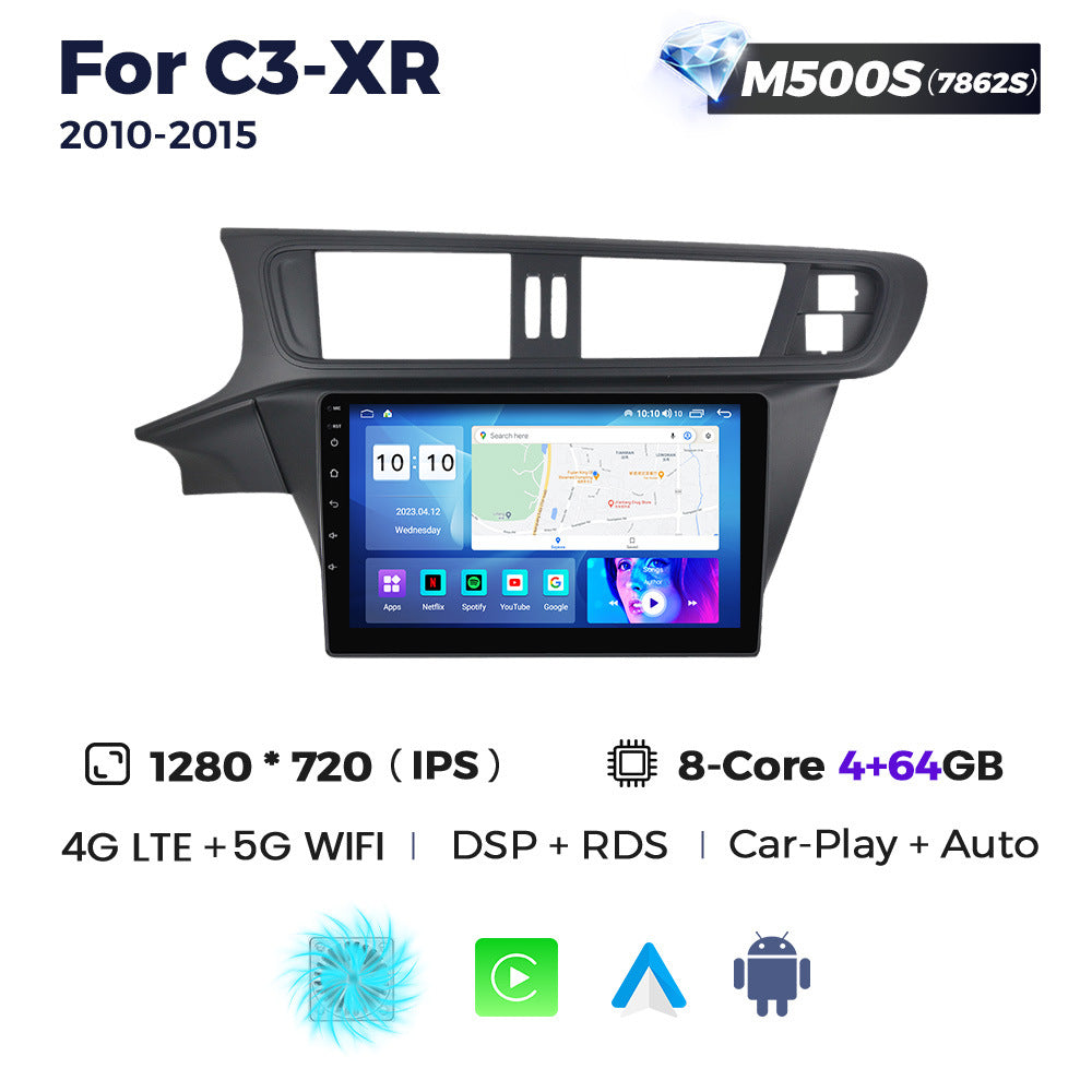 Compatible with Citroën C3-XR 10-15 Android Large Screen Central Control Navigation Radio 8+256GB