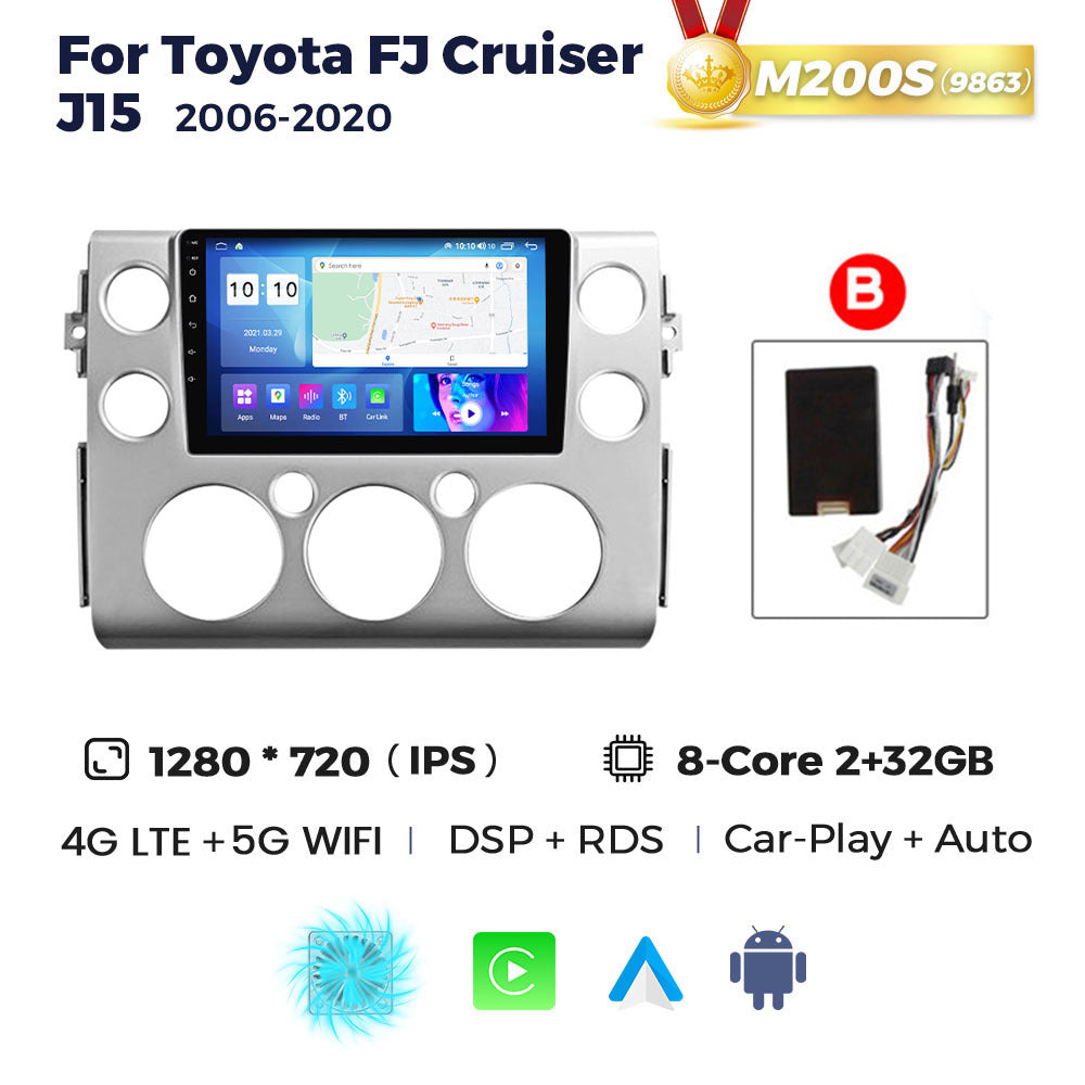 Suitable for toyota fj cruiser j15 2006-2020 toyota cruiser smart android navigation