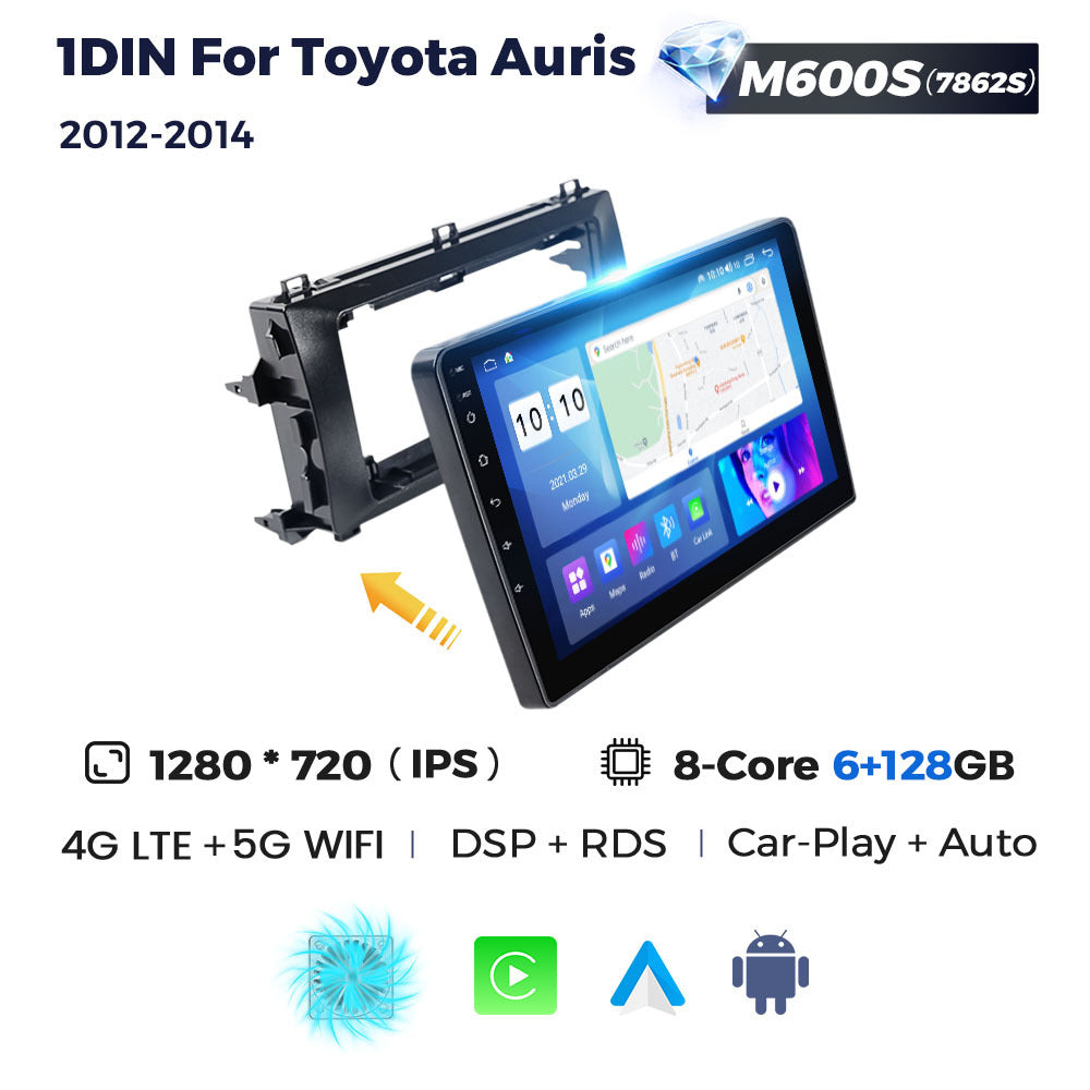 Applicable to Toyota Auris 2012-2014 Android large screen central control navigation radio 8 + 256G