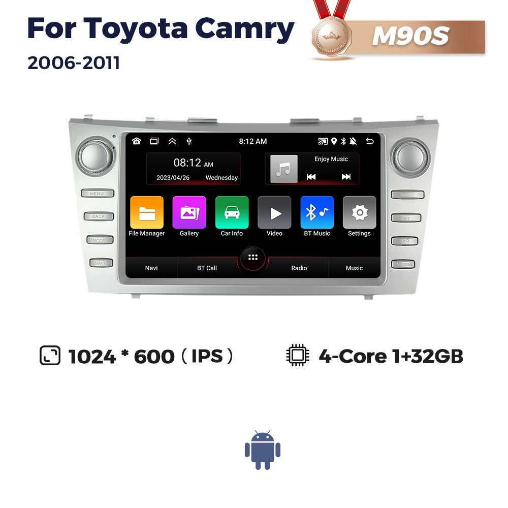 Suitable for 06-11 toyota camry car large screen android navigator carplay