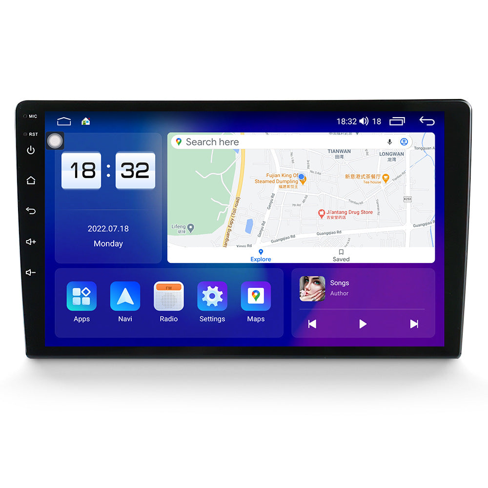 Suitable for m6plus-3d 2k hd car android navigation head unit with screen, compatible with fangyitong 7862s