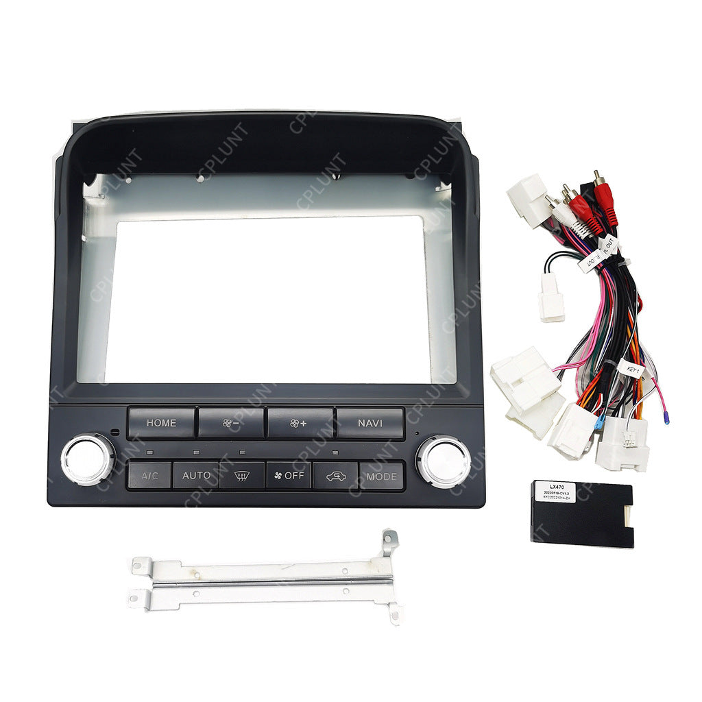 Central control navigation surface frame suitable for lexus lexus lx470 toyota prado lc100restoration panel
