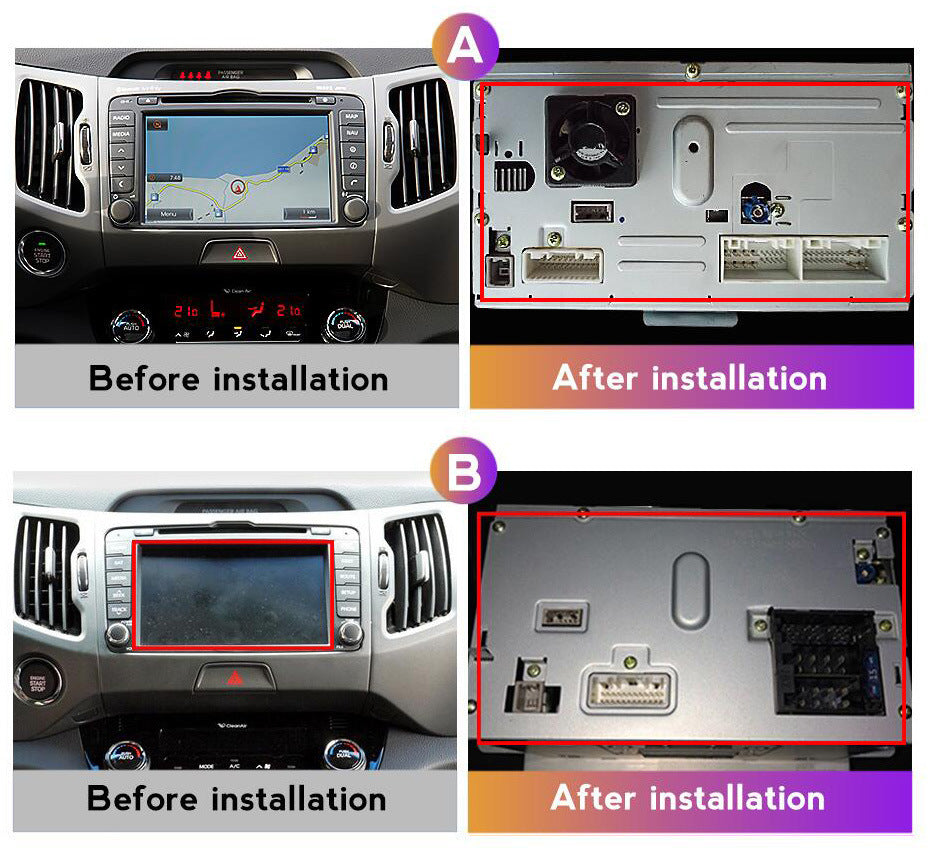 Suitable for 10-15 kia sportage car android central control navigation wireless carplay
