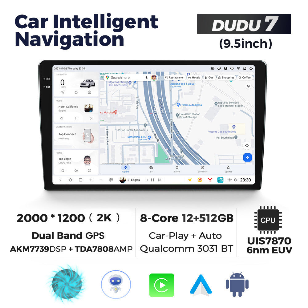 Suitable for dudu6, dudu7, and mekede dudu liangshan overseas edition smart modified android interactive navigation systems