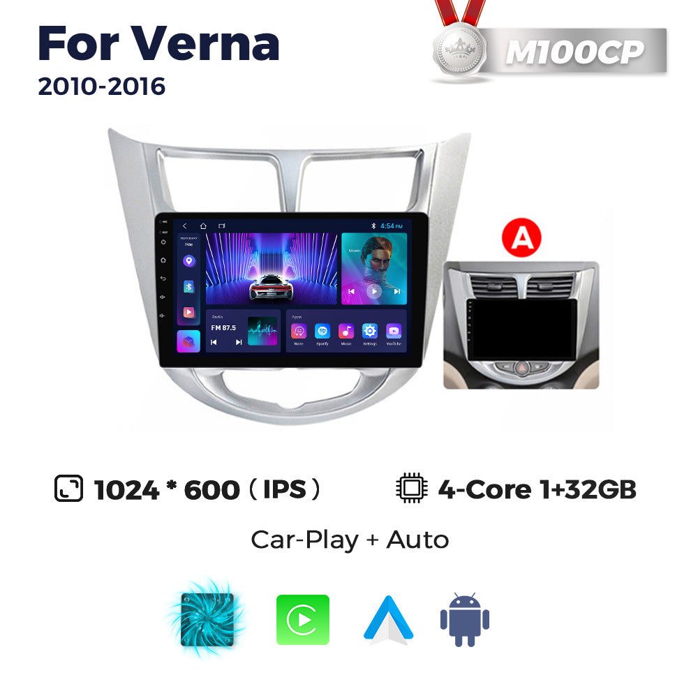 Suitable for hyundai verna android car central control gps navigator wireless carplay