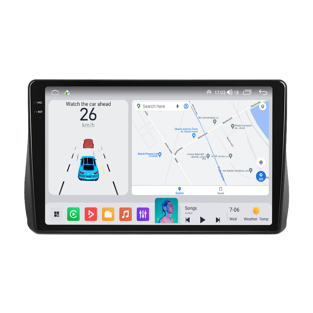 Suitable for toyota wish 2012 toyota xiaobawang car large screen android navigator cross-border supply