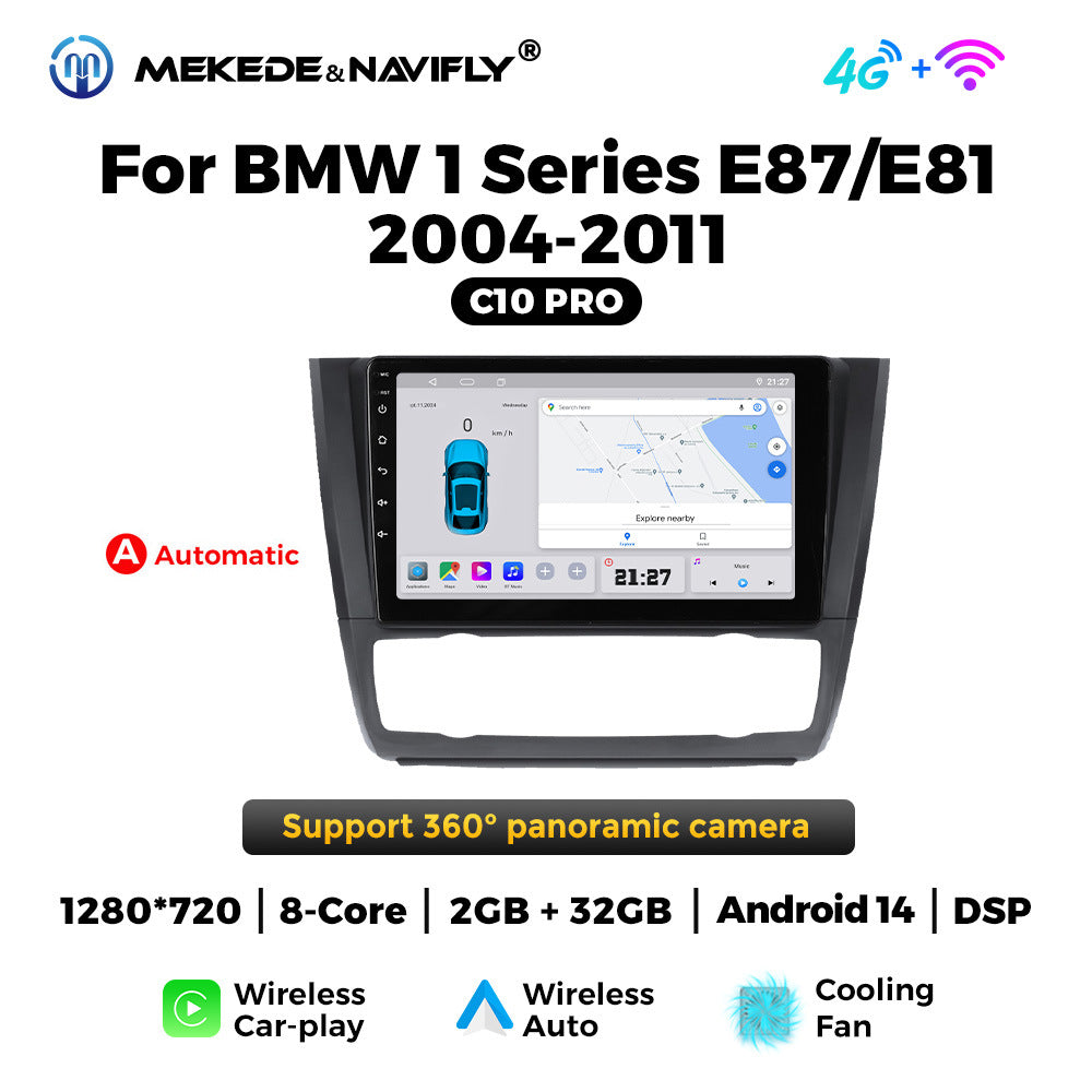 Applicable to BMW E87 2004-2011 Android large screen central control car navigation radio screen carplay