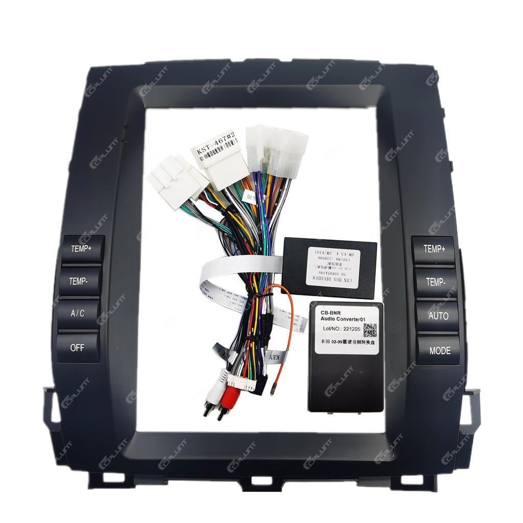 The frame is suitable for toyota pardo domineering central control dvd frame restoration android large screen navigation frame versatile frame