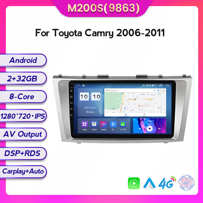 Suitable for Toyota Camry 06-11 to Android large screen central control car navigation screen 128G