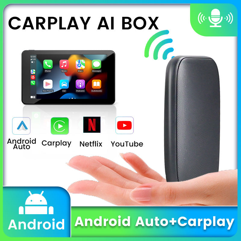 Carplay Ai Box Mini TV Box Original Car Wired to Wireless Closed Box Android Auto