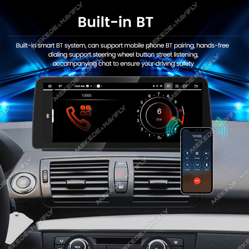 12.3 inch Suitable for BMW 1 Series E82 E87 Android central control large screen GPS navigation all-in-one machine Bluetooth Carplay