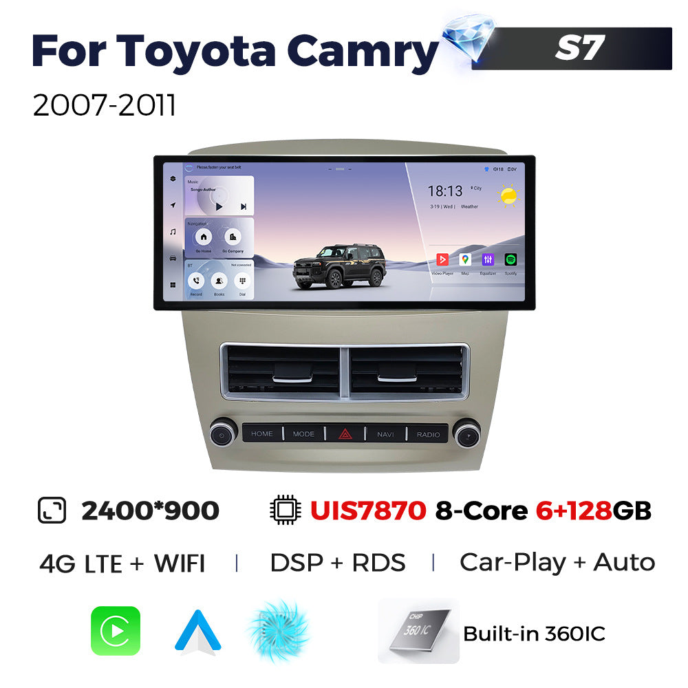 Suitable for toyota camry 2006-2011 toyota classic camry 12.3inch android vertical screen navigation